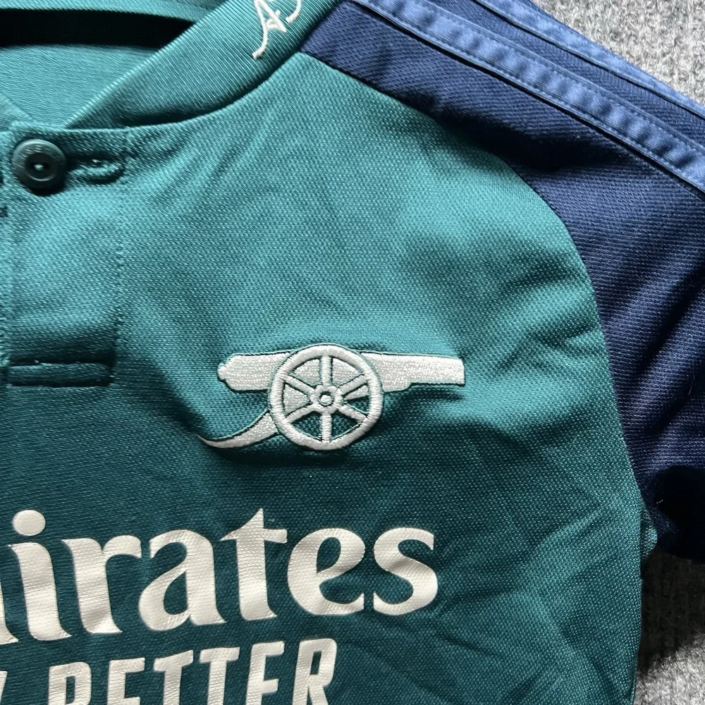 Adidas Arsenal Jersey Youth Medium Soccer‎ 23/24 Third Jersey Green